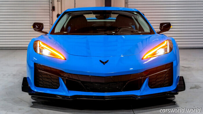 Alguien Enganchó Este Corvette Z06 Con 538 Millas Por 3 31K Bajo Pegatina | Carscoops